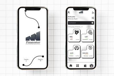 Financetor App Design appdesign mobiledesign ui uidesign