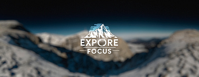 Explore focus logo and banner branding graphic design logo