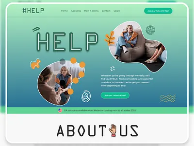 HELP# A mental health cure platform branding design elegant mental health ui ux webdesign