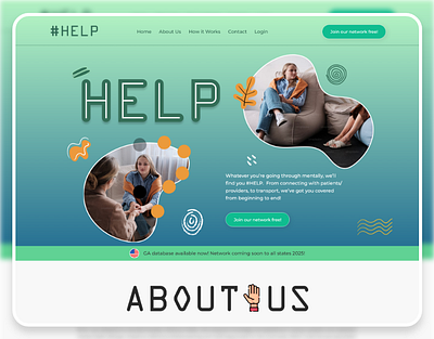 HELP# A mental health cure platform branding design elegant mental health ui ux webdesign