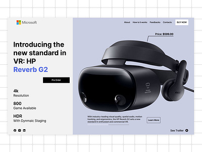 Virtual Reality dailyui design ui uidesign ux virtual reality website