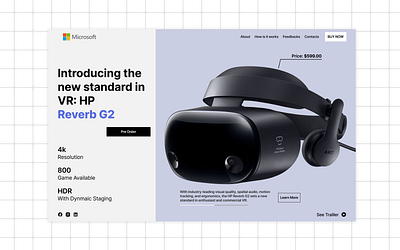 Virtual Reality dailyui design ui uidesign ux virtual reality website