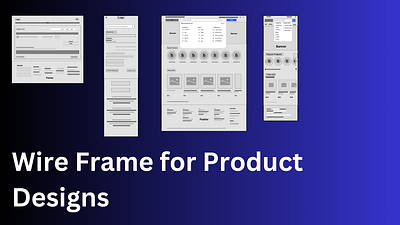 Low Fidelity Designs of Various Websites graphic design ui ux wireframe