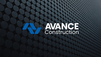 Avance Construction branding concept graphic design identity logo