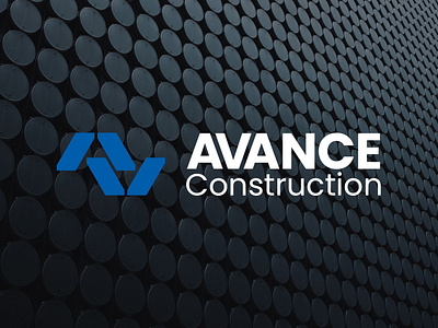 Avance Construction branding concept graphic design identity logo