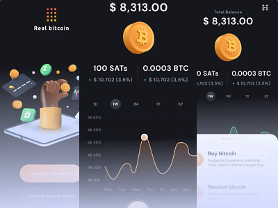 Real Bitcoin App Case Study ui