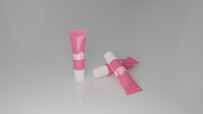 Skincare cream 3d 3d modeling graphic design project