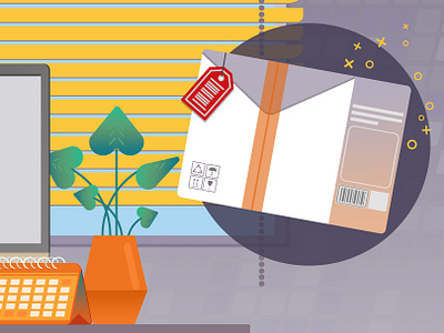 Package ill illustration manal yosri motion graphics ornamental package plants