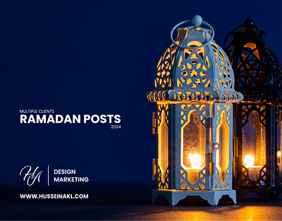 Ramadan Social Media Posts 2024 graphic design social media posts