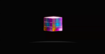 Cube Spinning: Splinetool 3d animation loading motion graphics web3