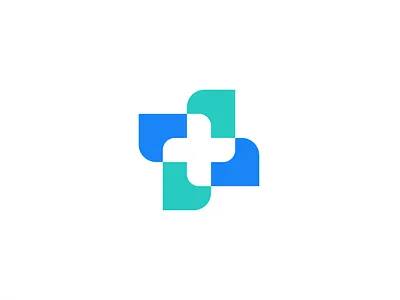 Negative Space Medial Logo branding care hospital logo medical negative space silhouette