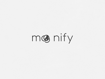 Magnify | Typographical Poster font graphics illustration letters minimal poster sans serif simple text typography word