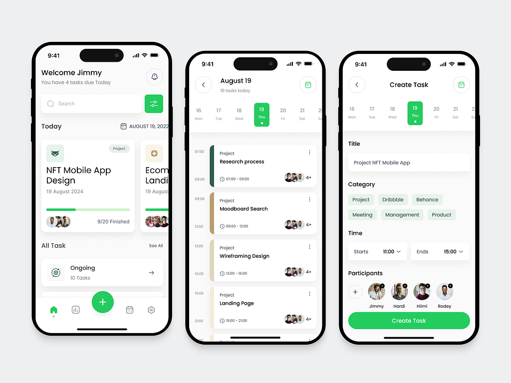 Task Management Mobile App by Fanka for Korsa on Dribbble