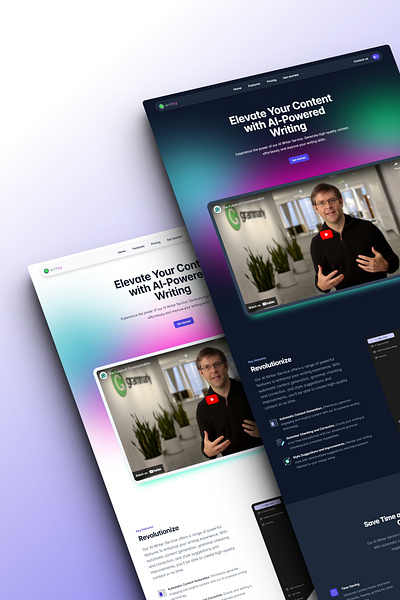 Maximize Your Online Presence - Connect with your audience bootstrap dark mode html css js html template landing page light mode modern design scss ui design ux design web design