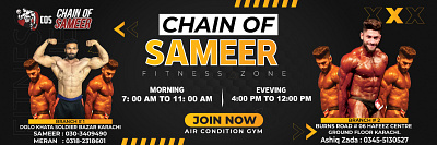 GYM Banners Design 3d animation branding graphic design graphy logo motion graphics type ui vectr