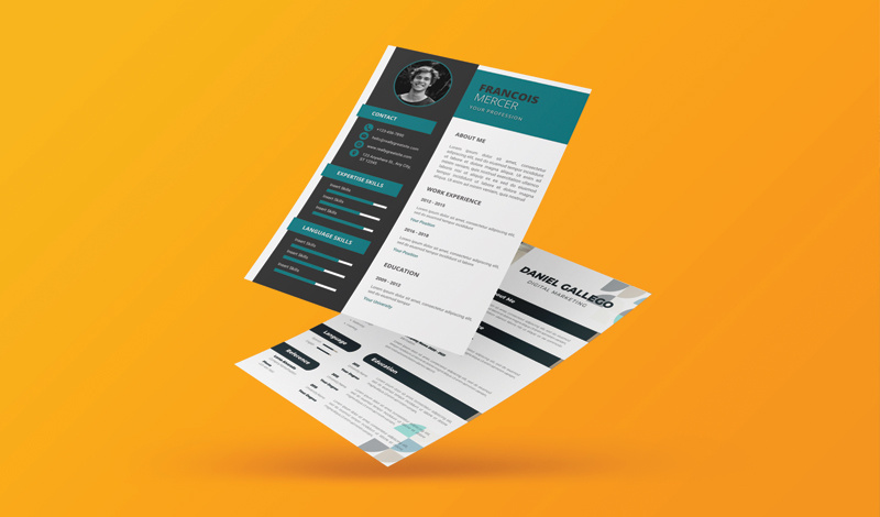 modern CV/RESUME Design 2024 by Badr on Dribbble