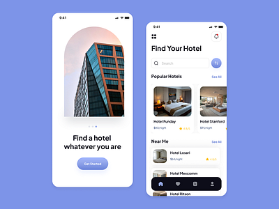 Hotel Booking Mobile App figma hotel booking mobile ui