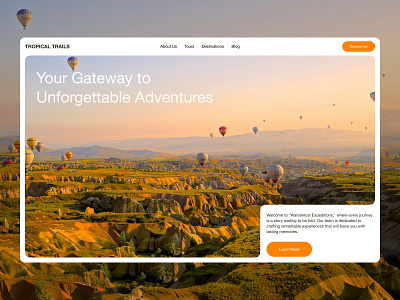 Travel Agency Website - Concept adventure agency clean homepage journey tourism tours travel travel agency travel agent travel guide travel platform travel website travellers travelling travelling website trip trip planner vacation website