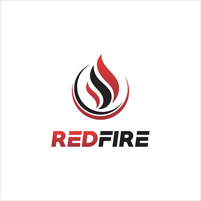 RED FIRE LOGO DESIGN graphic design logo