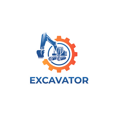 EXCAVATOR LOGO DESIGN graphic design logo