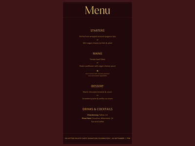 Restaurant menu branding design logo typography