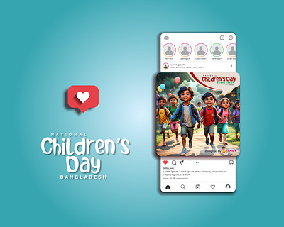National Children's Day Visual Social Media children day facebook post social media whatsapp post