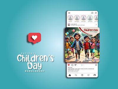 National Children's Day Visual Social Media children day facebook post social media whatsapp post