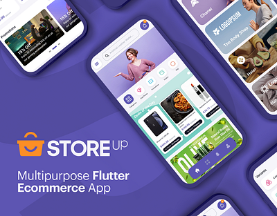 Multipurpose Flutter eCommerce App | Template 3d android animation app app design brand identity branding codecanyon ecommerce flutter graphic design information architecture ios laravel mobile app motion graphics ui uiux