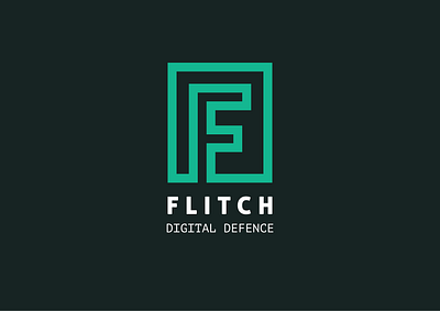 Flitch Digital Defence Logo Design branding design graphic design illustration logo typography vector