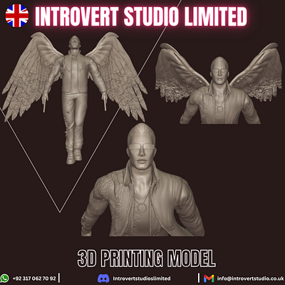 3D Printing Model 3d 3d printing model avatar avi branding graphic design logo motion graphics printing model sculpting vr avi vrchat