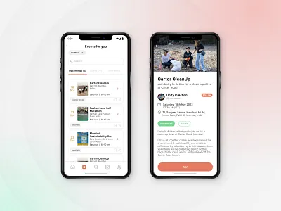Ripplrs App- Social Events events mobile app social media ui ux