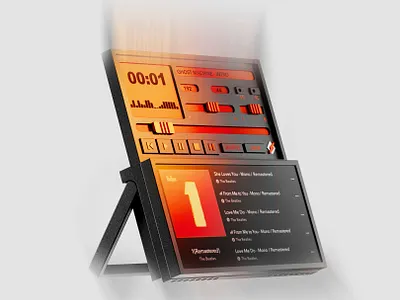 Winamp 3d animation blender3d motion motion graphics music player ui winamp