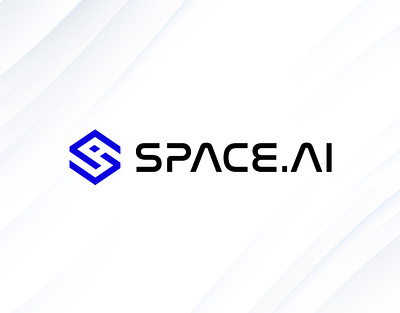 SpaceAI logo Design branding design graphic design illustration logo logo design typography ui