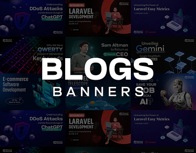 Website blog banner design banners design blogs banners branding creative design poster design ui