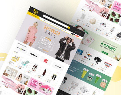 Ecommerce Website Design ecommerce website graphic design ui website design