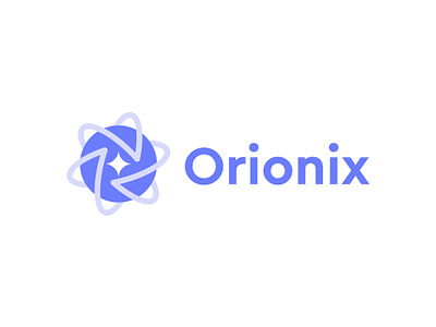 Orionix-Planet Logo appicon branding creative galaxy logo logos mars logo modern logo saas space logo tech technology logo universe logo