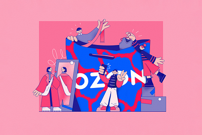 Illustration for «Ozon» illustration