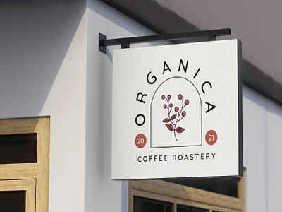 Organica Coffee Roastery Branding branding coffee logo packaging design