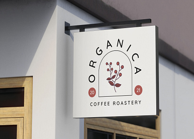 Organica Coffee Roastery Branding branding coffee logo packaging design