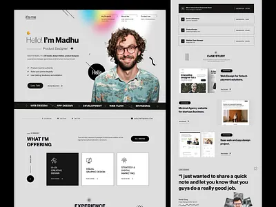 Personal portfolio website design agency website cv designer landing page landingpage personal portfolio personal site design portfolio portfolio website design product designer resume ui user experience user interface ux web design website design