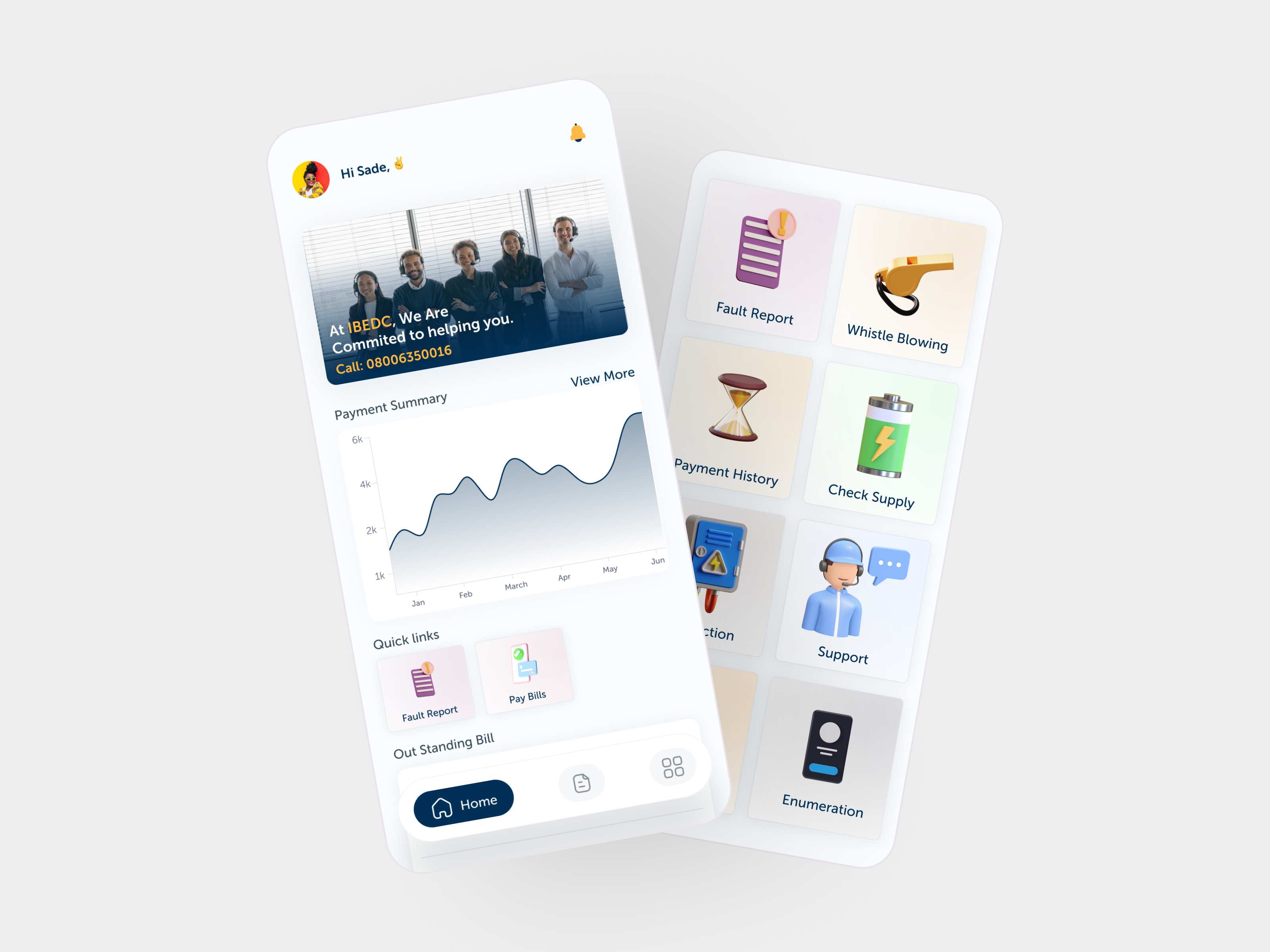 An energy consumption app energy app figma product design technology ui uiuxdesign