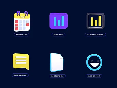 ICONS 3D 3d animation branding graphic design insert emoticon. logo motion graphics ui