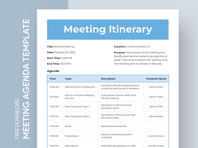 Meeting Itinerary Free Google Docs Template agenda business docs framework free google docs templates free template free template google docs google google docs itinerary meeting meeting agenda meeting itinerary meeting program meeting schedule meeting timeline meetingagenda program schedule template