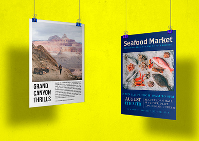 Custom InDesign Handouts advertising flyer design graphic design indesign poster design press kit