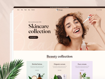 Hongo - Multipurpose Shopify Theme - Cosmetic Store cosmetic design creative ecommerce fashion hair care design jewellery modern multipurpose online selling popular design portfolio responsive shopify skin care design theme