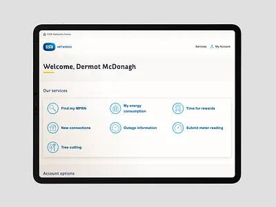 Customer Portal design servicedesign ui ui design user experience user interface ux design website
