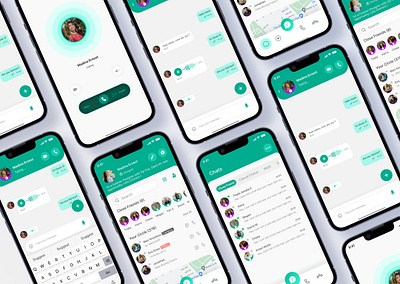 Social Mobile App UI Design branding chatapp chatting communicate communication community messageapp mobile app social social app society uidesign