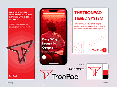 Tron Pad 🔺 coin crypto fin tech fintech graphic design logo logo design tron