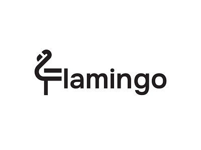 Flamingo Logo app bird brand brandidentity branding brandmark logo logos mark sketch visualidentity