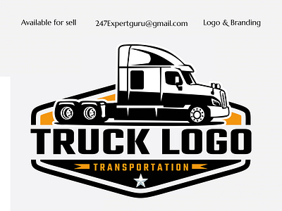Vector truck logo vector isolated 3d animation graphic design modern logo ui